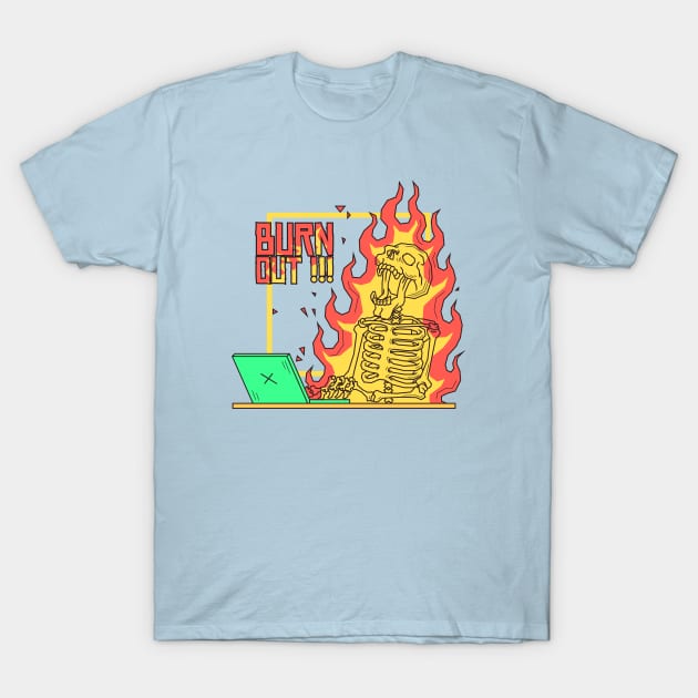 Burn Out T-Shirt by machmigo